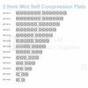 2.0mm Compression Plates