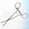 Reduction Forceps Serrated 140mm with pointed tip - Curved