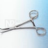 Extra Small Tip Bone Holding Forceps 5mm Grasp 140mm