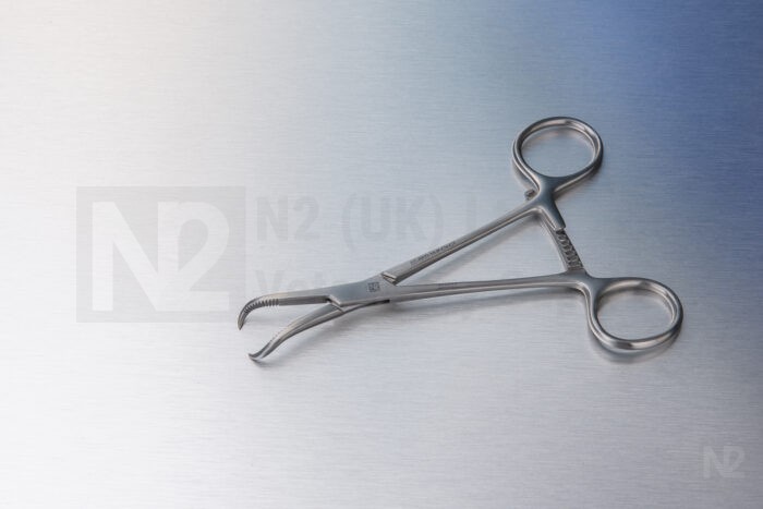 Reduction Forceps Serrated 140mm with pointed tip - Curved - Closed Tips