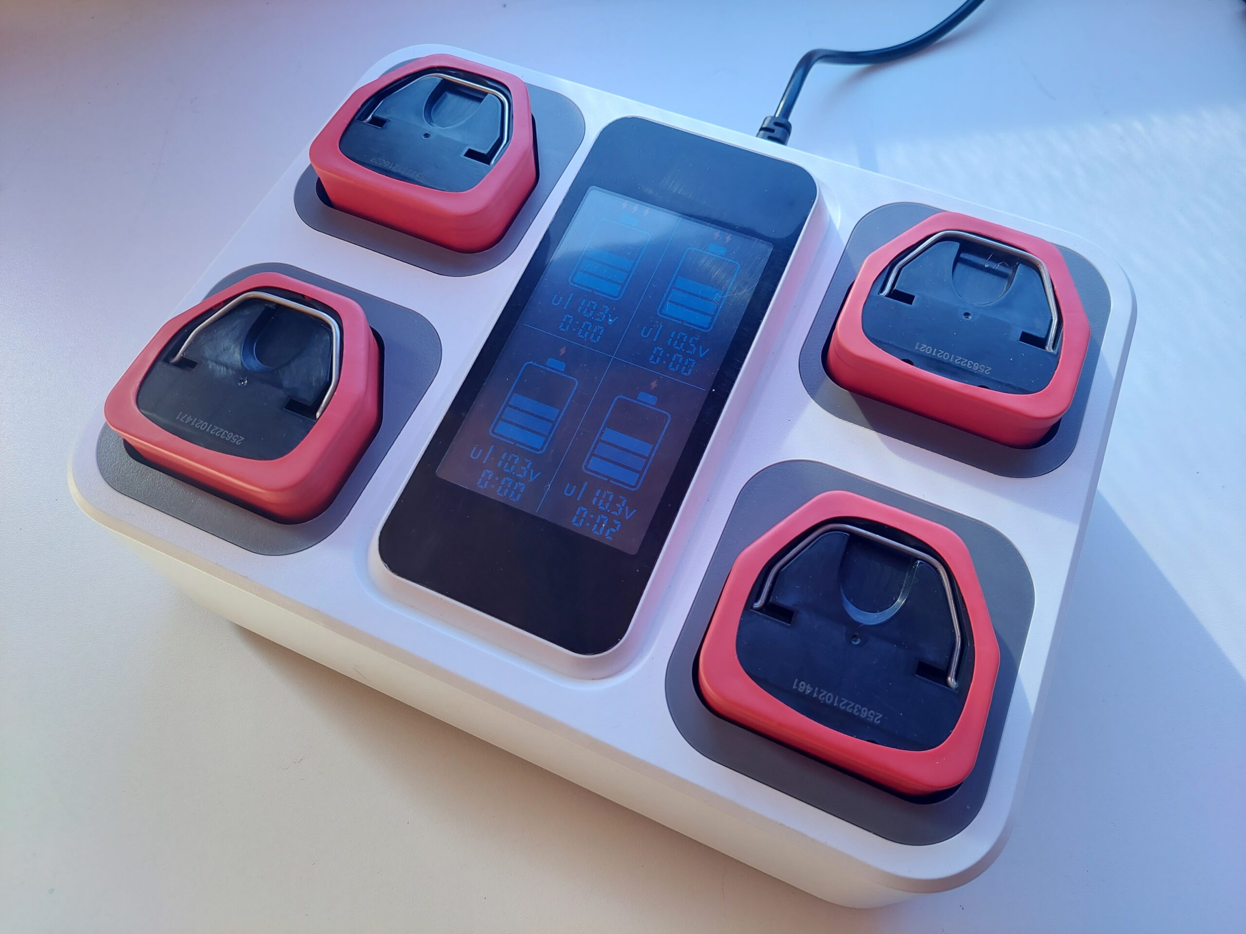 Stryker CD4 Small Battery Handpiece, Batteries, Charger, and Attachments - Image 2